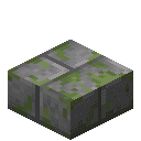 Mossy Stone Brick Slab