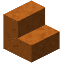 Smooth Red Sandstone Stairs