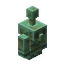 Weathered Copper Golem Statue